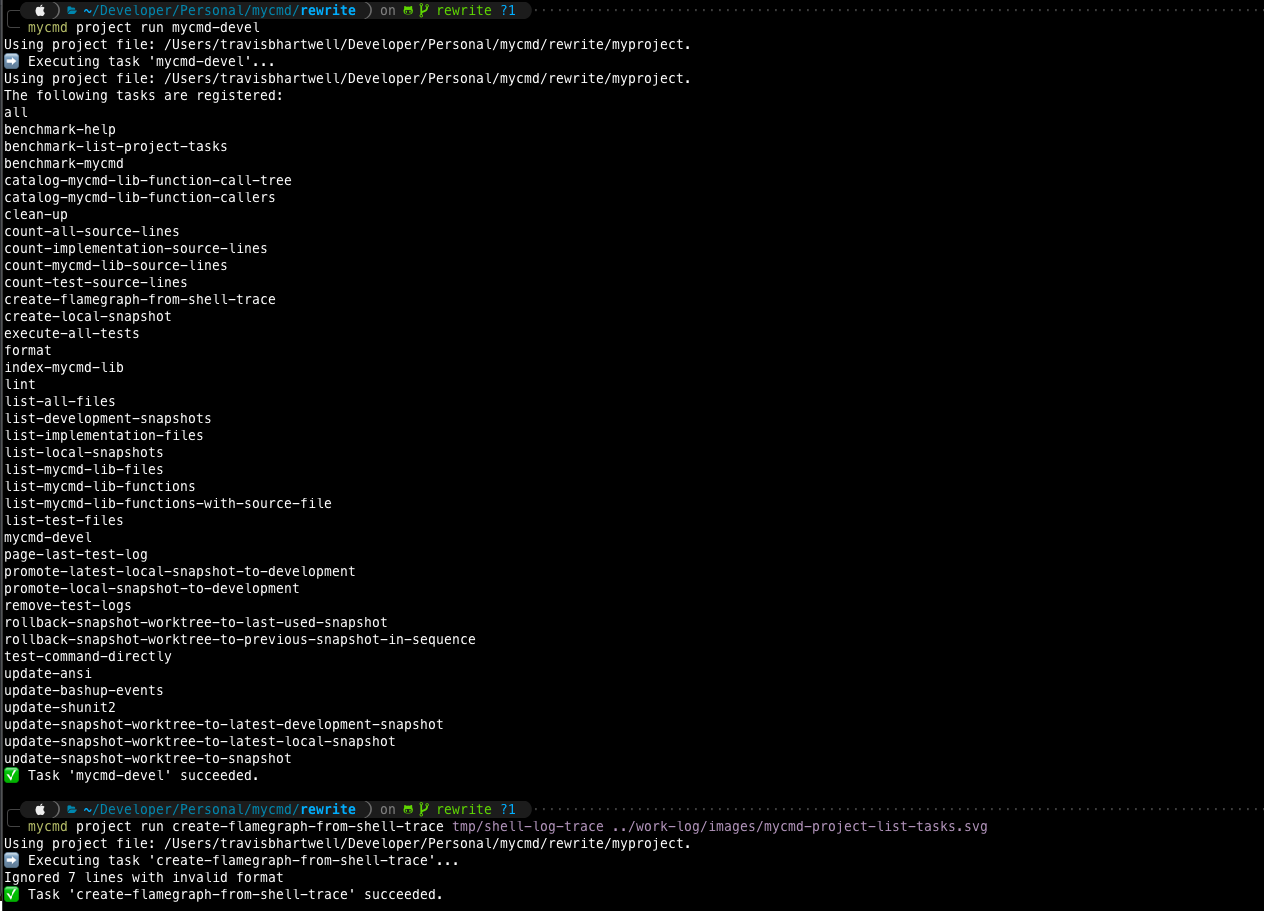 Executing create-flamegraph-from-shell-trace