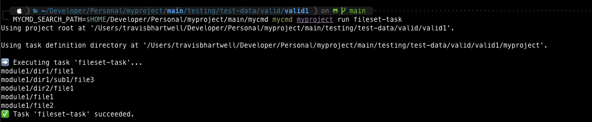 mycmd myproject run fileset-task