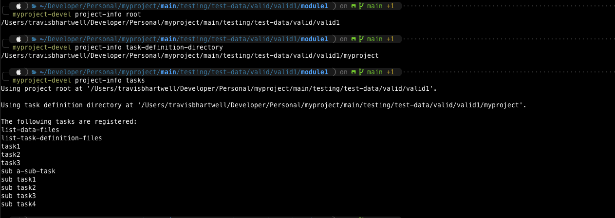 mycmd myproject project-info